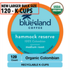 BULK BUY CASE 4/30CT: 120 CT Hammock Reserve Recyclable K-Cups - Organic