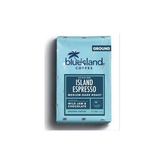 Blue Island Island Espresso Blend, ground, 11oz bag