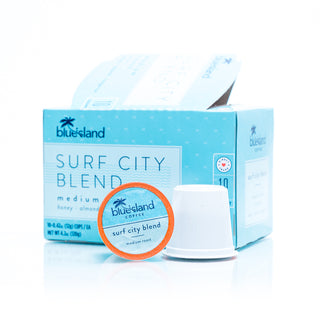 Surf City Recyclable K-Cups (Med Roast) - Blue Island Coffee